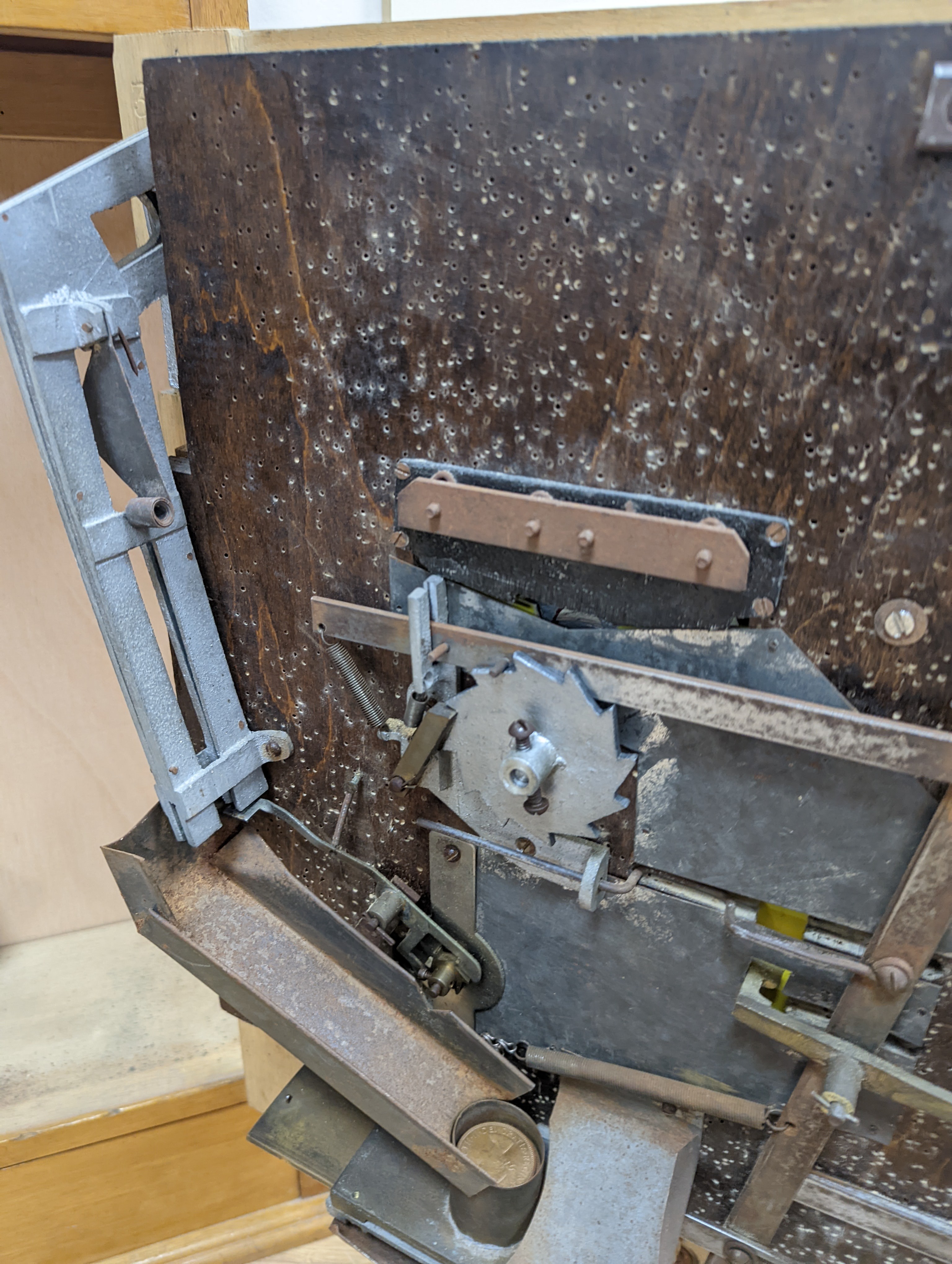 An Extrawin coin operated games machine, 87cms high.